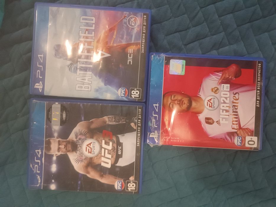 Игры для PS4 / Диски на PlayStation 4 (UFC и Naruto)