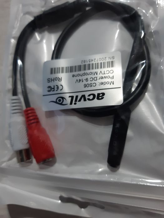 Microfon camera supraveghere, CCTV Microphone  , 1 buc /20 lei