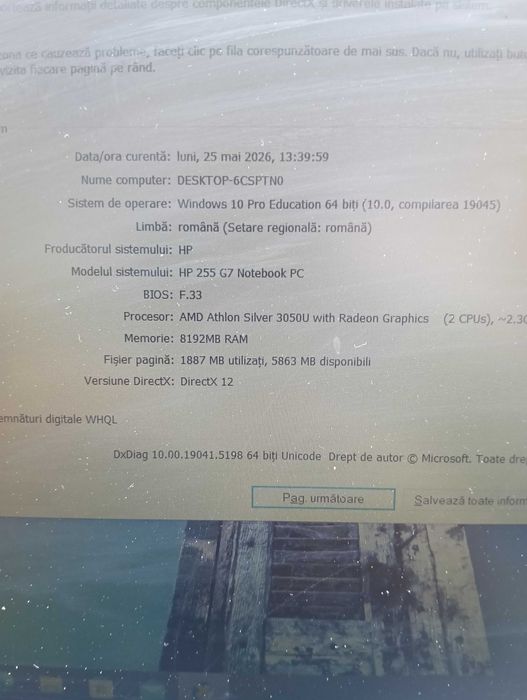 Laptop HP 255 G7 Notebook PC