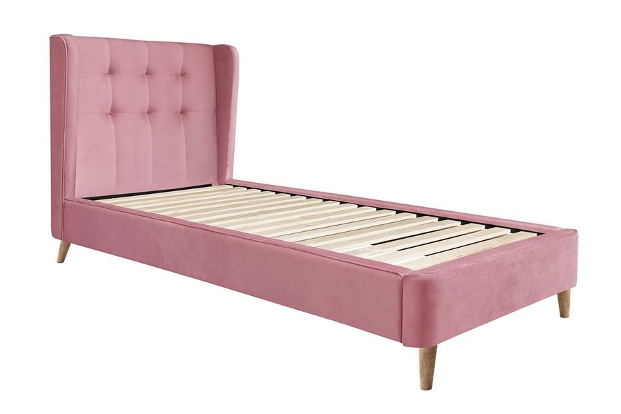 Тапицирано легло Estella Розово 90