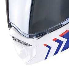 Отваряема Мото каска Scorpion ADX 2 Lewis blue-red-white , очила NEW