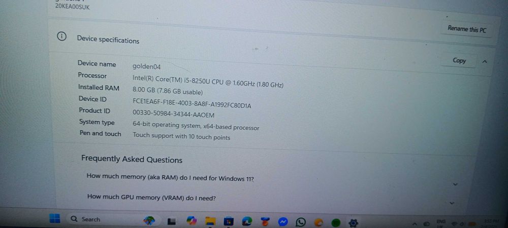 Лаптоп в много добро състояние