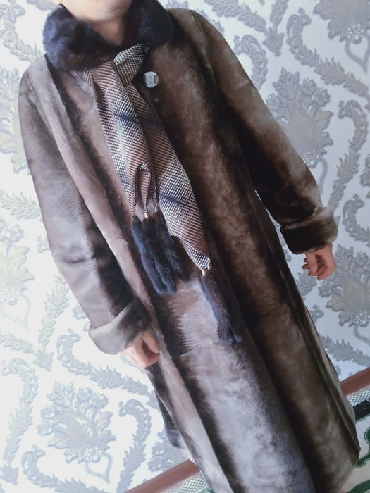 Мутоновая шуба продается