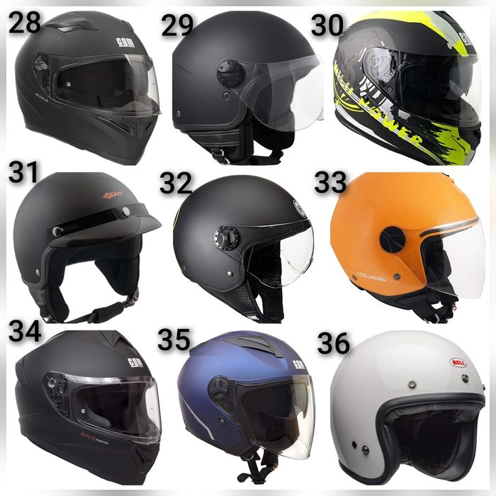 Каски за мотори, разнообразие от модели, цени в описанието