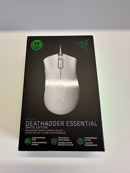 Mouse Gaming - Razer Deathedder Essential White Edition