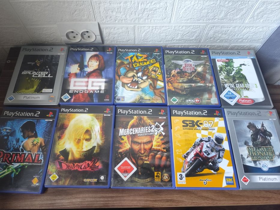 Оригинальные диски для PS2