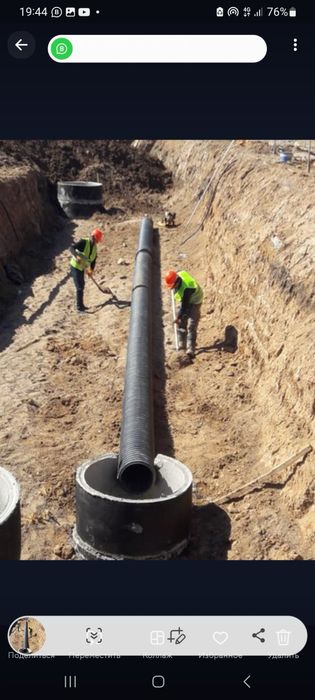 Бригада монтажников трубопровода