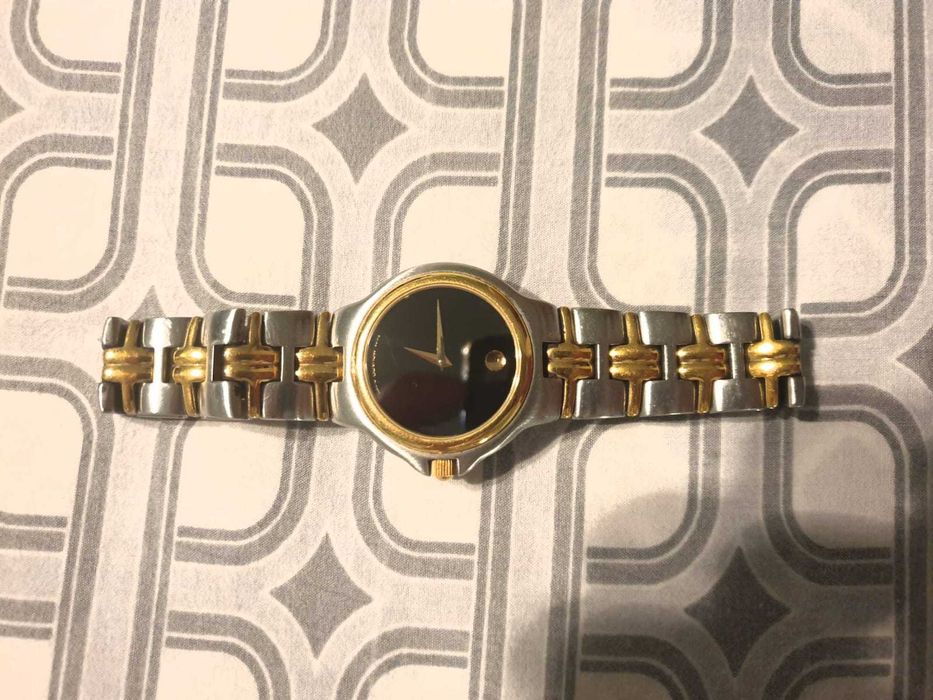 Ceas Movado Olympian Museum Watch 81.E2.887.2 Two Tone Dial Wristwatch