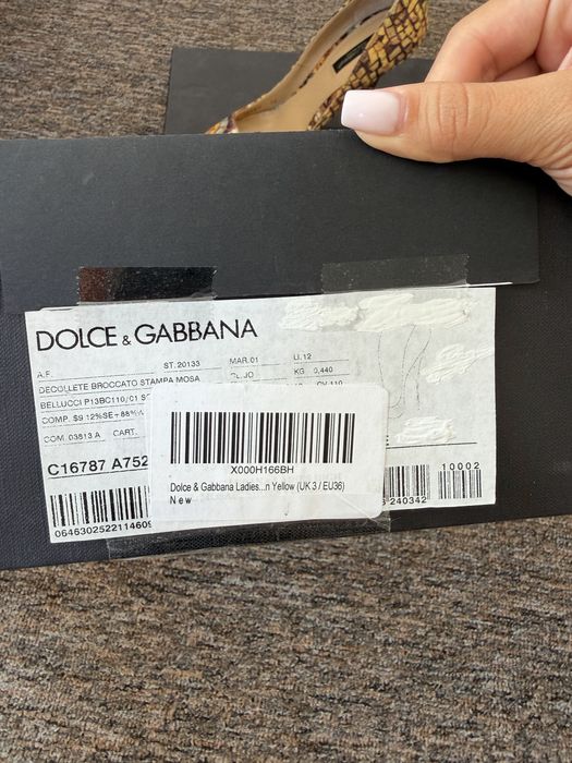 Dolce Gabbana токчета нови