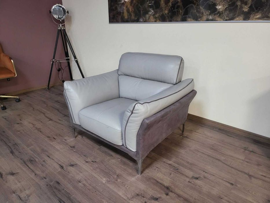 Сив фотьойл от кожа и плат