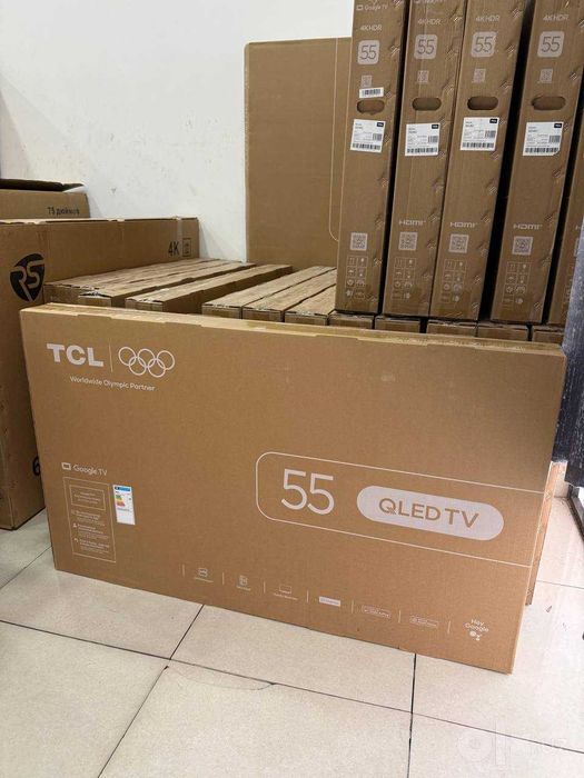 Телевизор TCL 55 QLED 4K Google TV 3 года гарантия доставка бесплатно