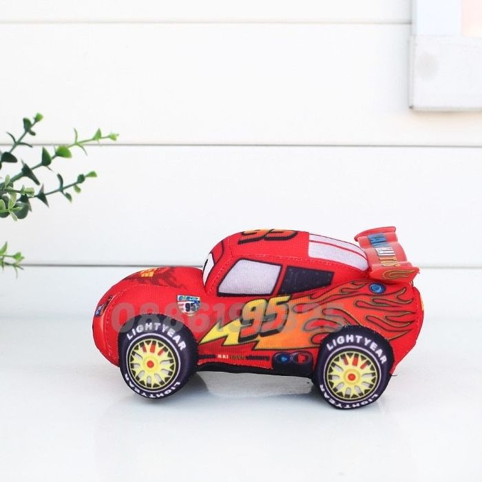 Плюшена играчка Кола МакКуин Светкавицата The Cars, 30cm