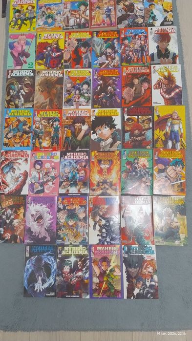 Manga my hero academia MHA +demon slayer+chainsaw man (40 vol  total).