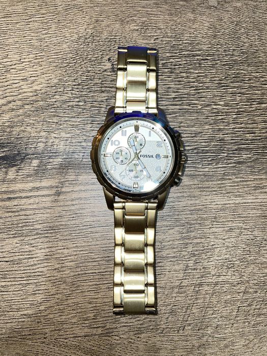 Fossil Ceas Barbati Fossil Chronograph Auriu
