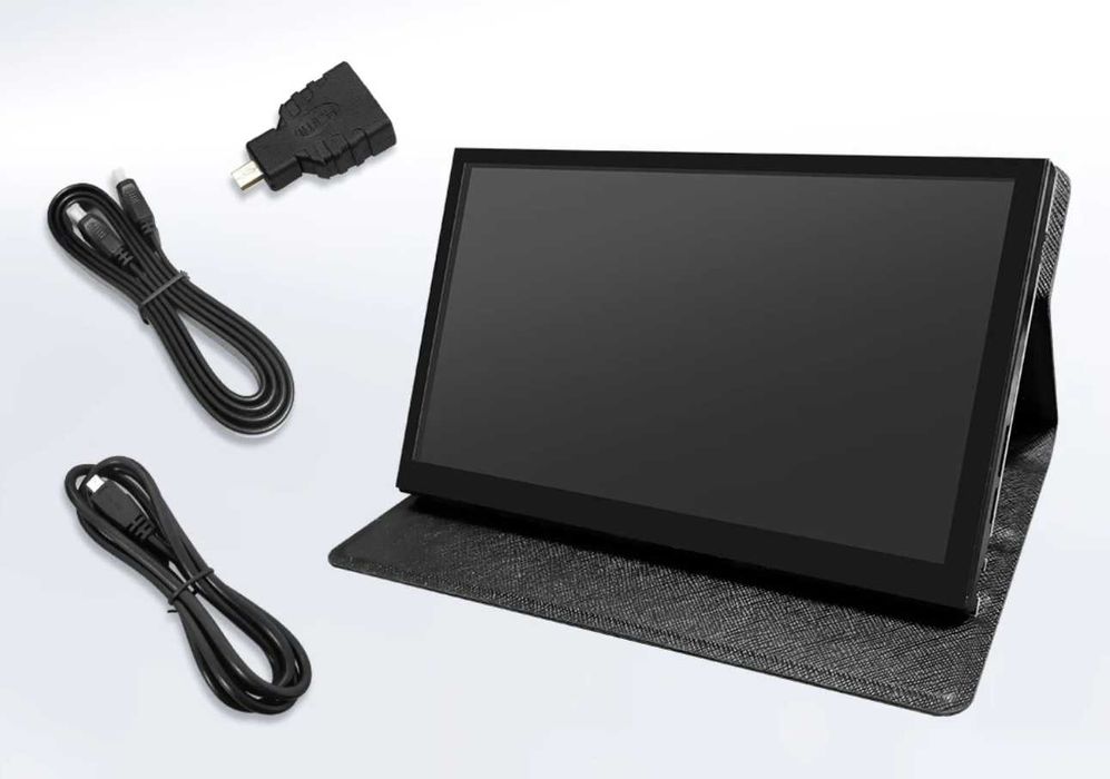 7" IPS HDMI Тъчскрийн Дисплей / Сензорен Монитор с Кутия за Raspberry Pi 4 / Pi 5 и PC Компютър