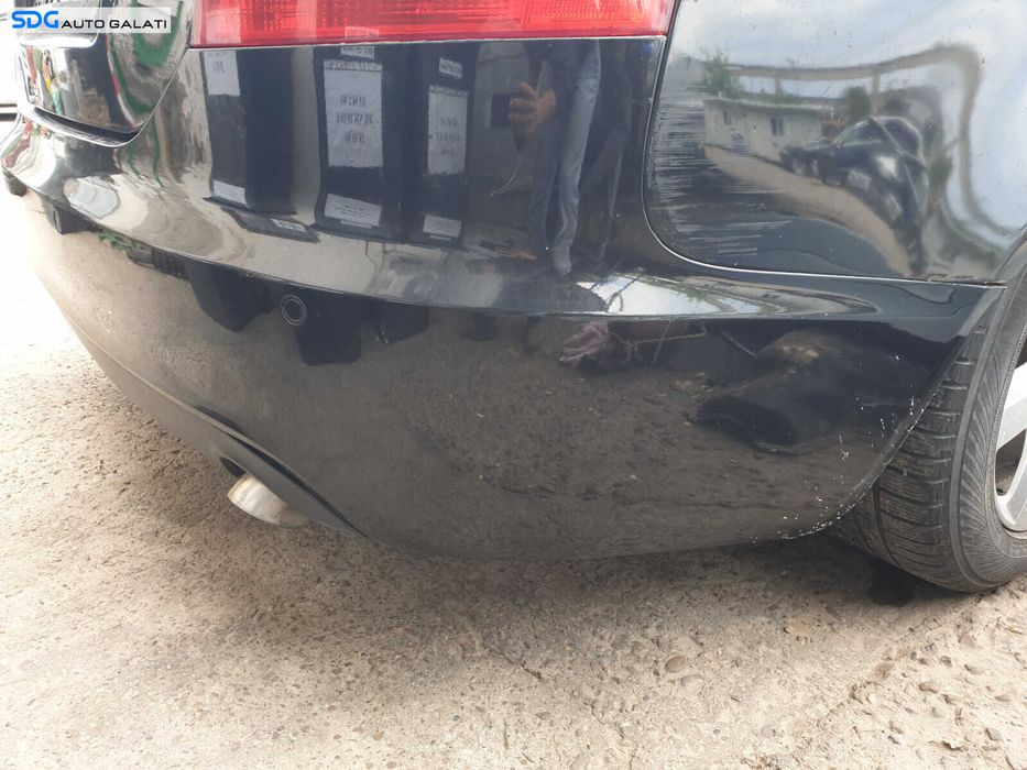 Bara Spoiler Spate cu Locas Senzori Parcare cu Imperfectiuni Neagra Audi A6 C6 4F Berlina Sedan 2005 - 2008 [L1933]