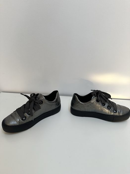 Pantofi sneakers Ara argintii piele