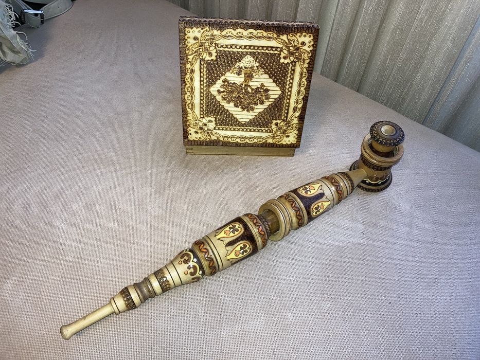 Дървена ретро кутия, ръчно правена. Чисто нова!