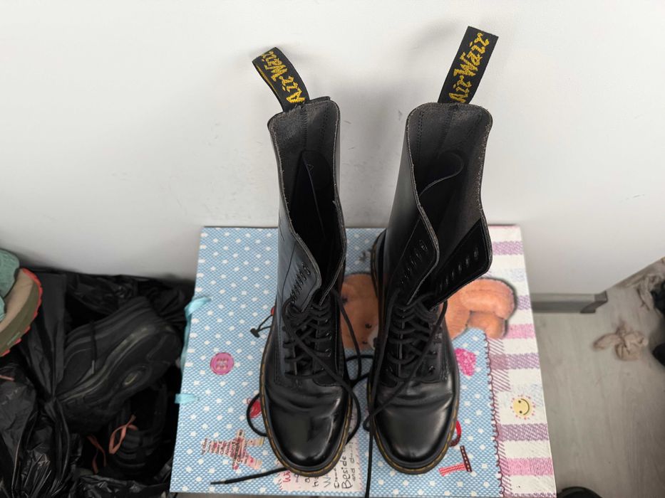 Dr Martens 14 Eyelet Boots Black''оригинални боти 41 номер