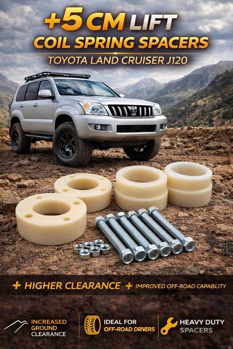 Inaltare Suspensie Toyota Land Cruiser 120 de 5 cm