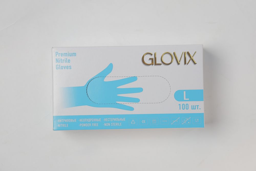 Glovix Нитриловые Перчатки ( синий )