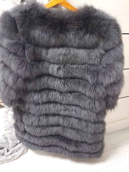 Песцовая шубка-трансформер.