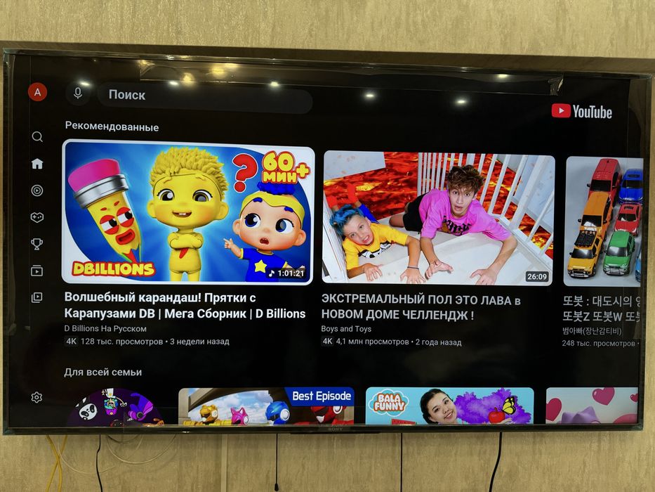 Телевизор (с диаг. 65”) SONY BRAVIA (163,7см)