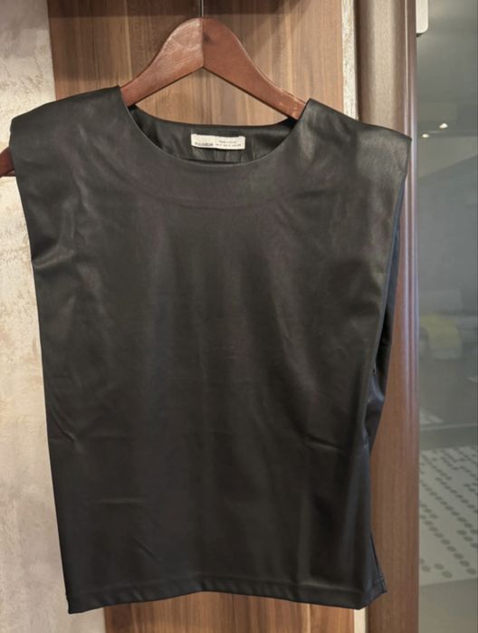 Bluza din piele ecologica Pull&Bear