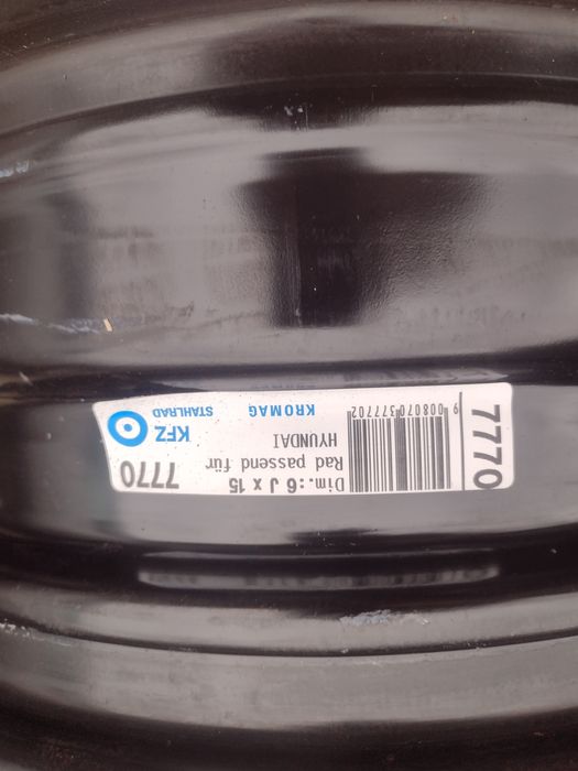 Оригинални 15-4х100 ЕТ52 6j Hyundai i20