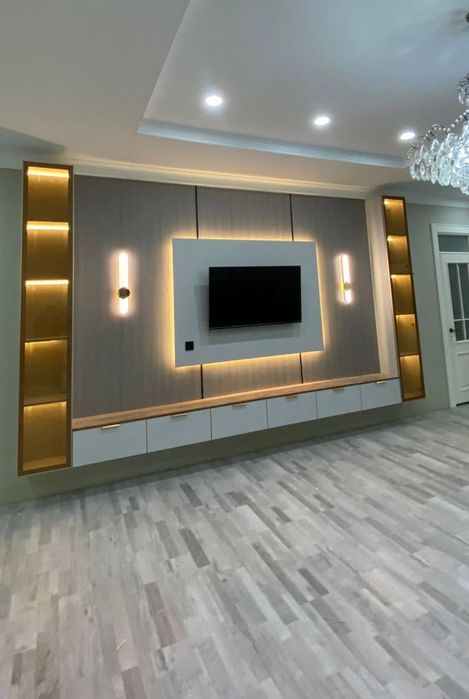 Тв зона зерколо прихожая