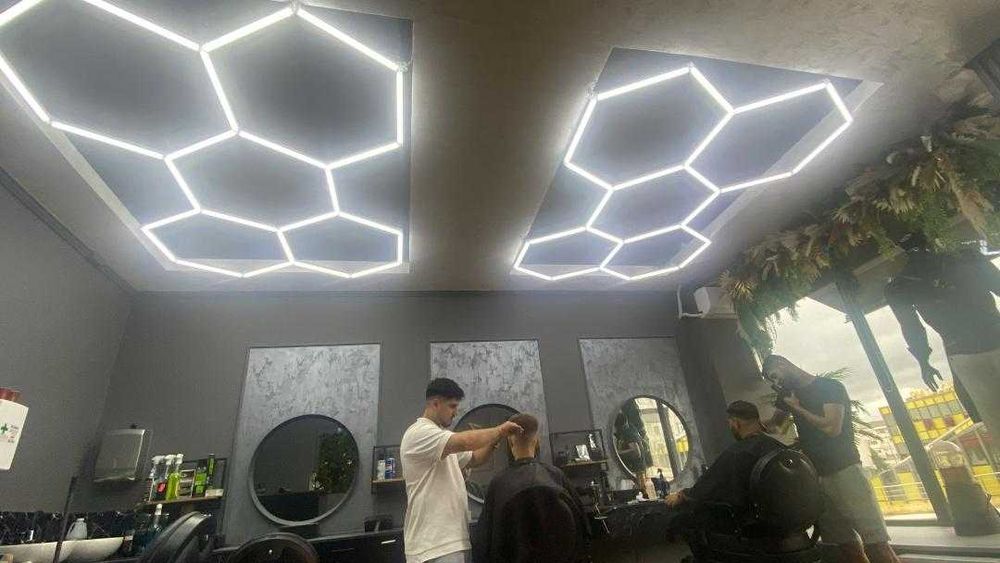 Tavane luminoase led honeycomb - 5 hexagoane luminoase 2.35/1.64m