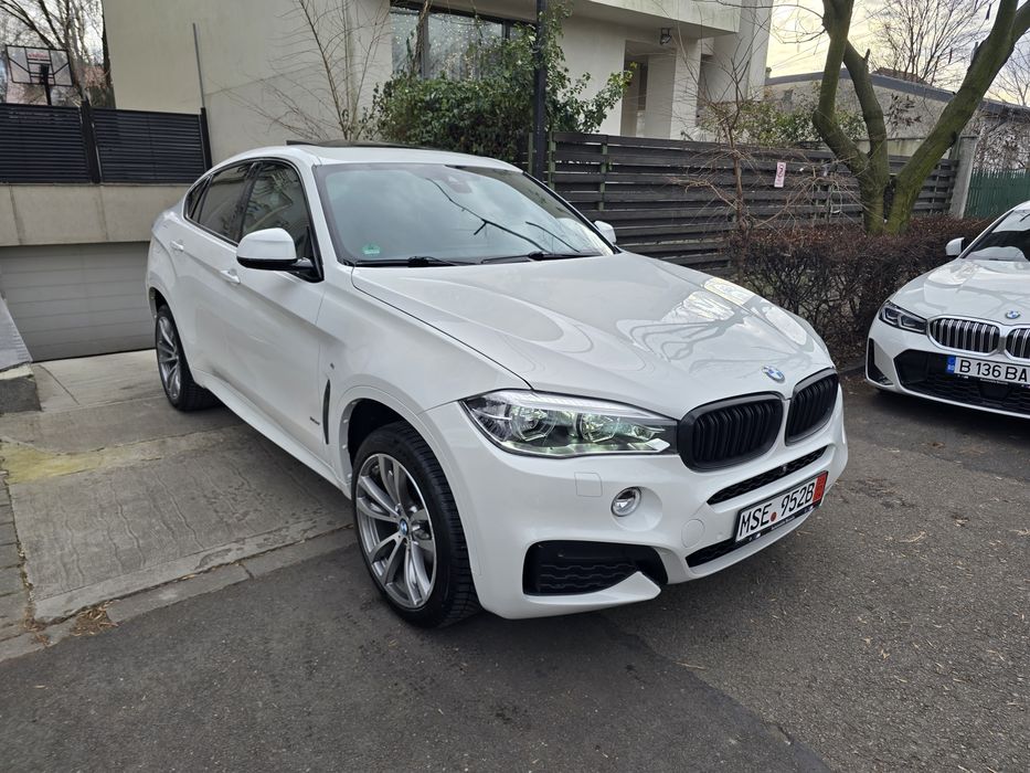 Bmw X6 M 3.0Xdrive 2018/Alb-Alpin/Pachet M-Trapa/Nerulat-RO- BIJUTERIE