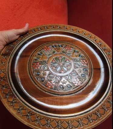 cadou rar si deosebit Cloisonne plate  farfurie vintage