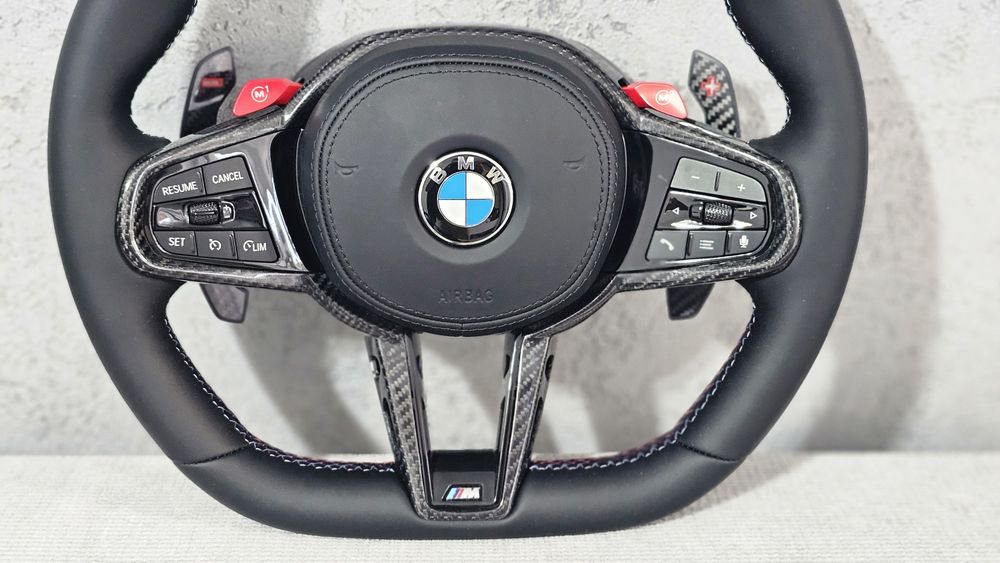 Volan Sport Tesit  M Bmw G30 G31 Carbon, Padele Piele Nappa Premium