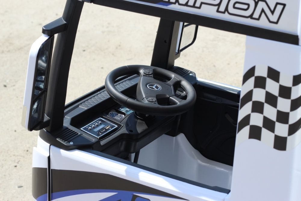 Camion electrica pentru copii Mercedes Actros 4x35W 12V 14Ah #White