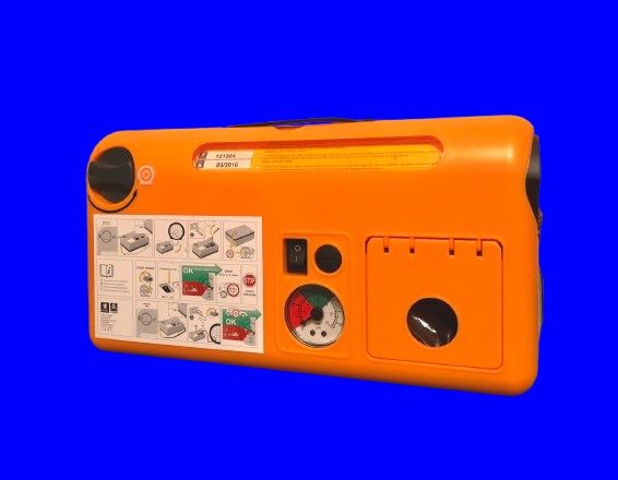 Цена - 25€. Нов Оригинален компресор за автомобилни гуми + Лепило/Пяна