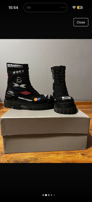 balenciaga strike boots