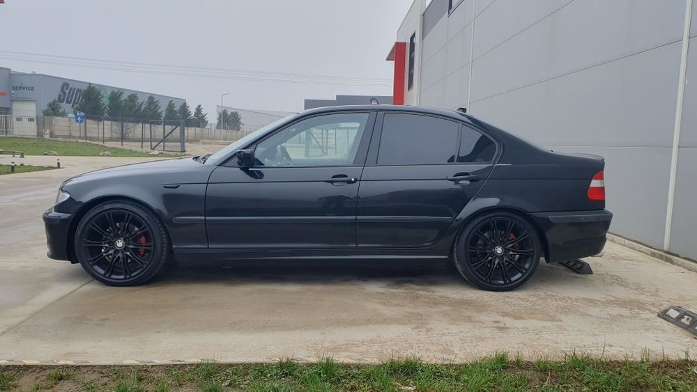 BMW e46 negru mpack 2 BENZINA piele trapa automata 135400 KM reali