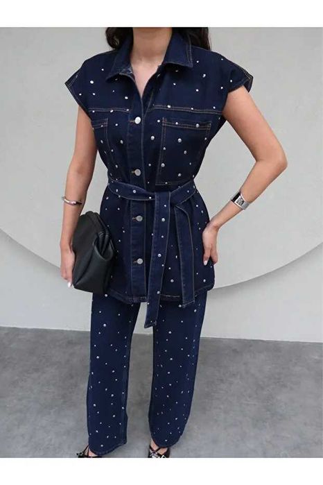 Trendyol сет от панталон и елек с колан