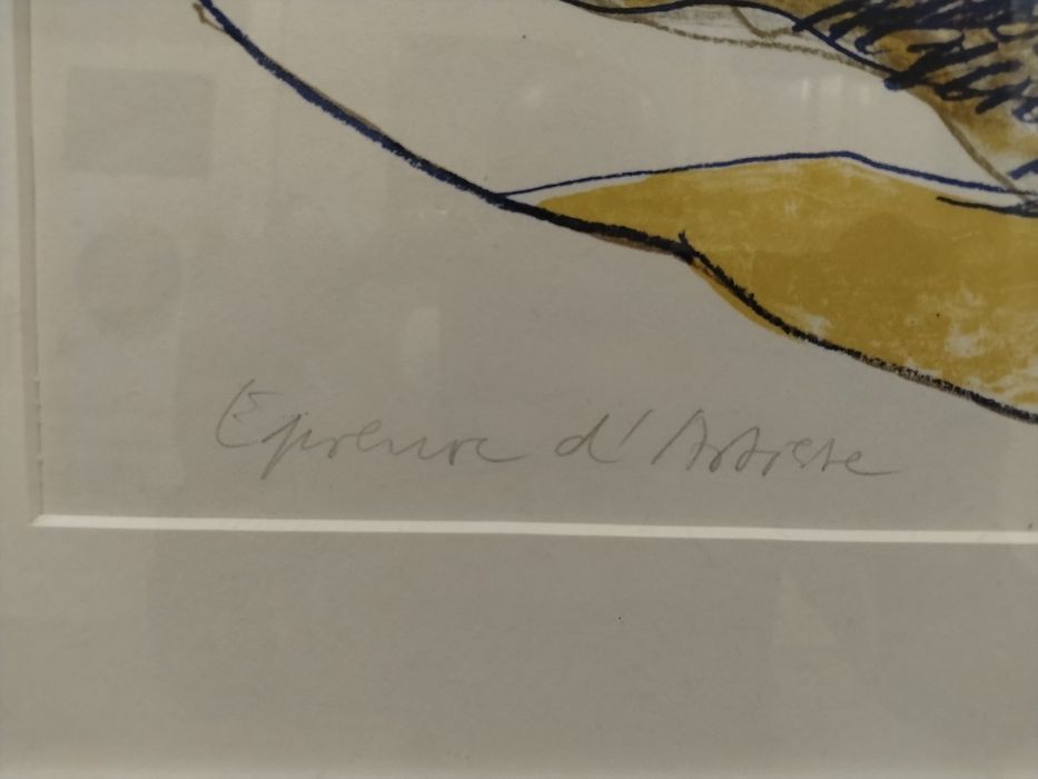 Литография на Hannes Gruber 1971г