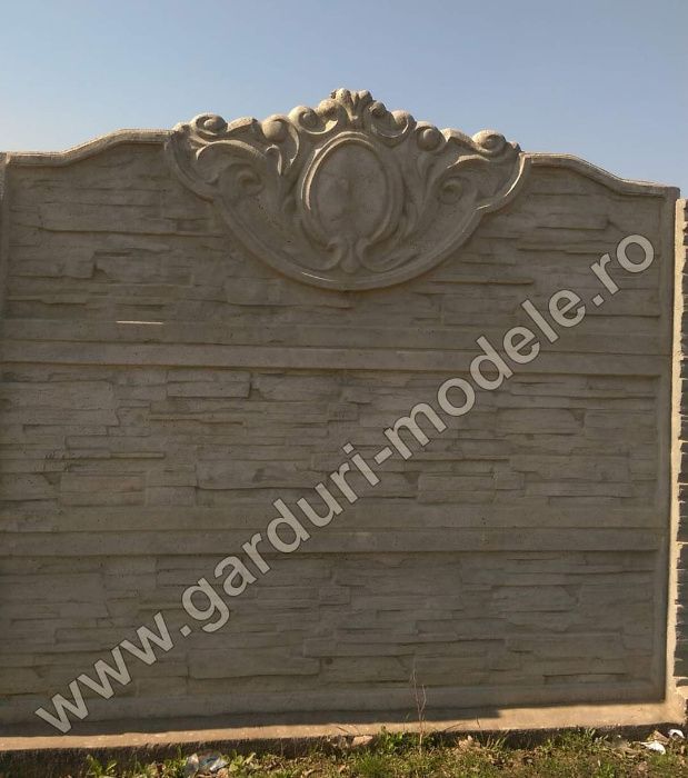 Gard beton durabil din placi/ panouri.Transport in Neamț și toată țara