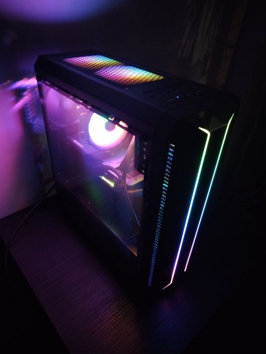 PC Gaming RGB RTX 3060 Ti Gigabyte Gaming OC 8GB, i7-7700K, 16GB RAM, SSD 512GB, Corsair 600W