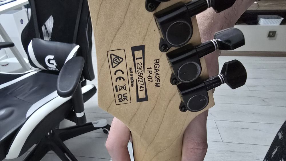 Chitara Electrica Ibanez RGA42 Modificata - Seymour Duncan Nazgul/Sent