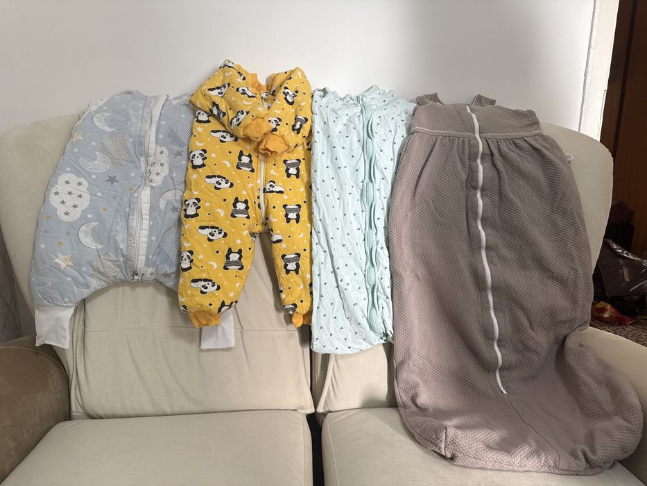 Бебешки спални чували, ромпъри, гащеризони.