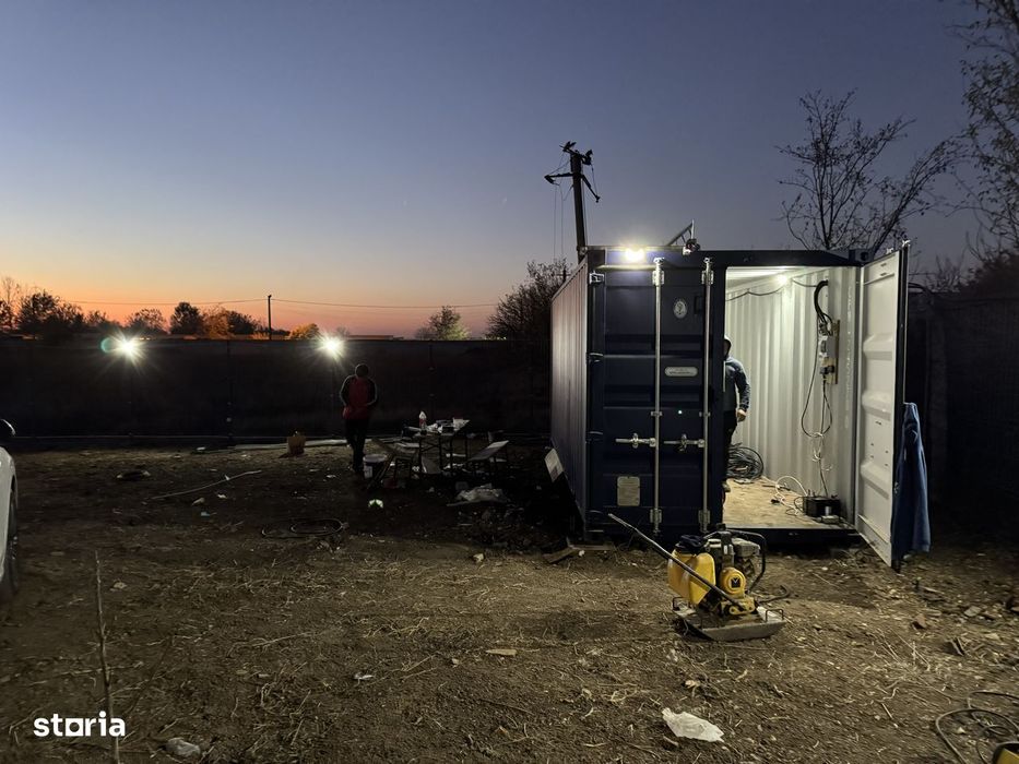 Teren 1700 mp de inchiriat Clinceni Bragadiru langa A0  + container