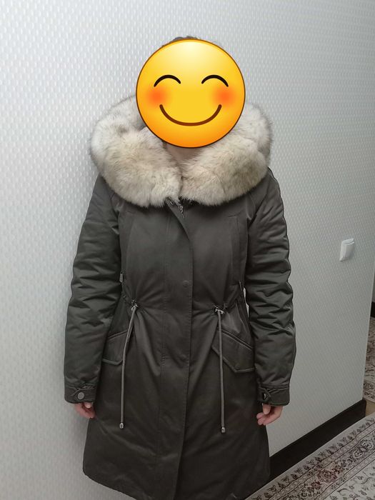Парка с натуральным мехом