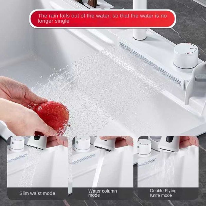 ПРОМОЦИЯ ! Висококачествена мултифункционална бяла кухненска мивка