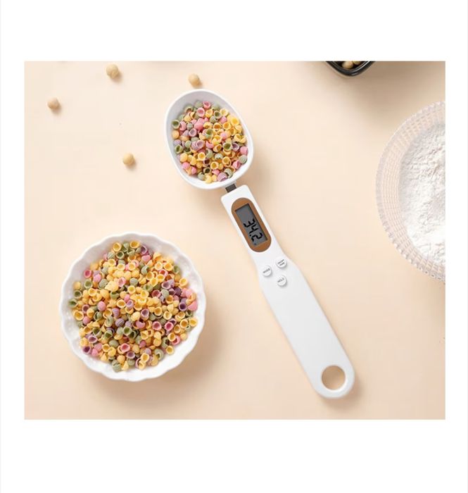 РАЗПРОДАЖБА! Електронна везна, Мерителна лъжица, До 500g, LCD дисплей