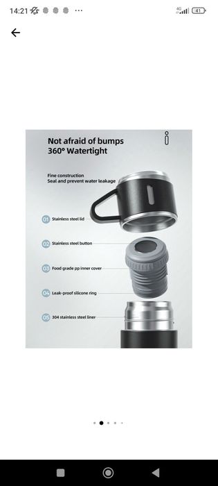 Vând set termos 500ml