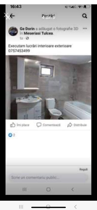 Meserias lucrari interioare exterioare